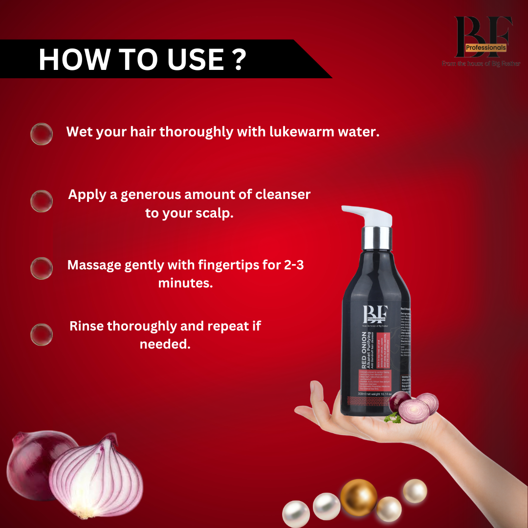 Anti Dandruff Shampoo For Men/Women- 300ML || BF Professionals