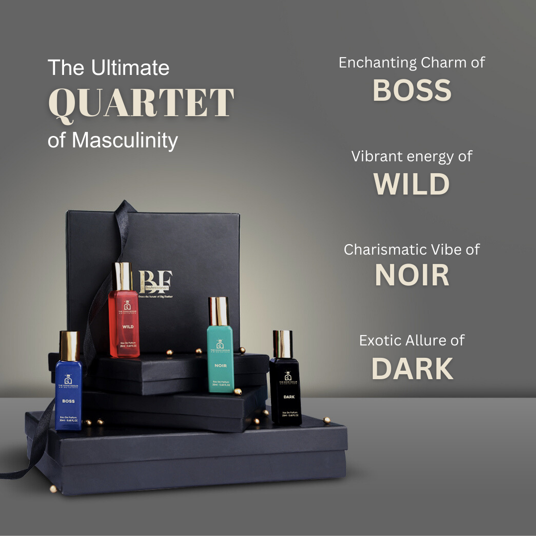 The Ultimate Quartet of Premium Men Perfumes | Set of Four | 20ml each