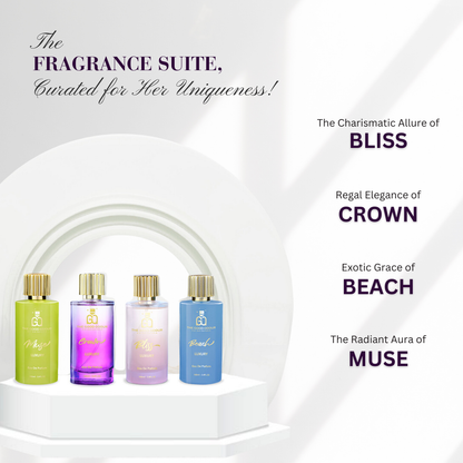 The Ultimate Quartet of Premium Women Perfumes | Set of Four | 100ml each