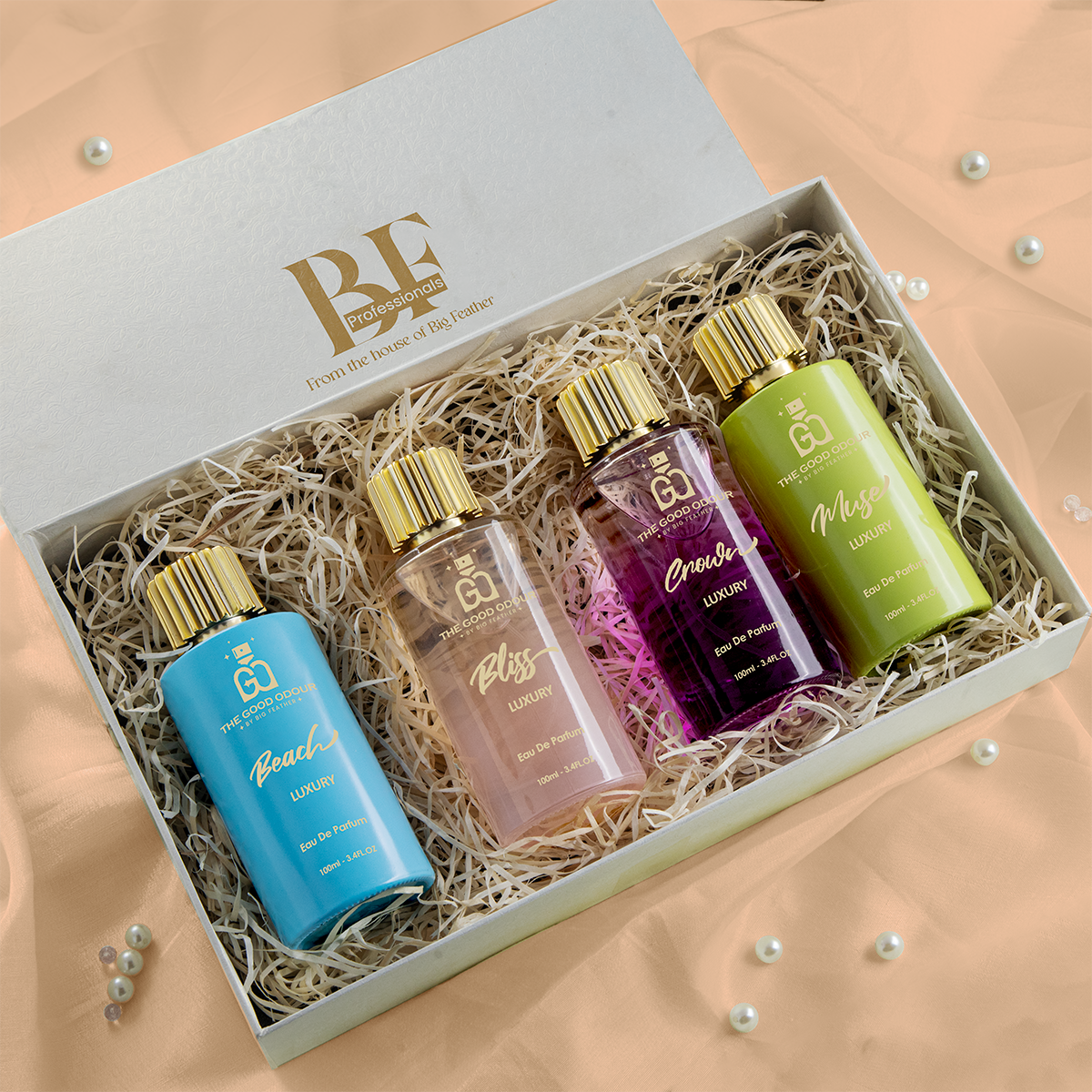 Premium Perfume Gift Set – Arabian Crown Beach Muse Combo Pack-100ML