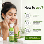 Green Tea Face Wash for Acne & Oily Skin | 1% Salicylic Acid | Deep Cleansing Face Cleanser | Oil Control | 100ml
