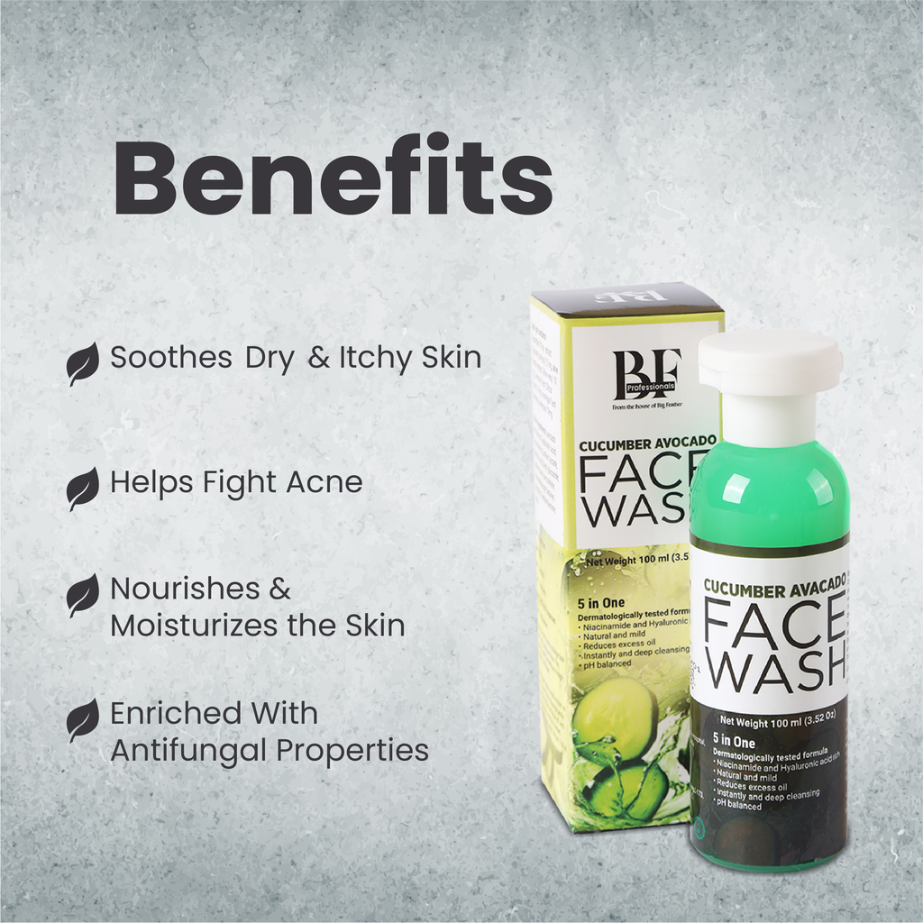 Cucumber And Avocado Face Wash-100ml