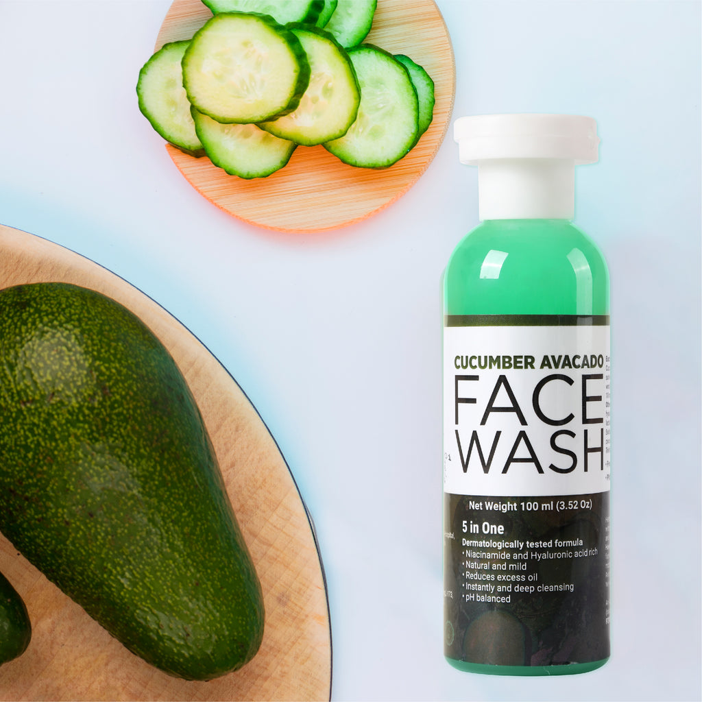 Cucumber And Avocado Face Wash-100ml