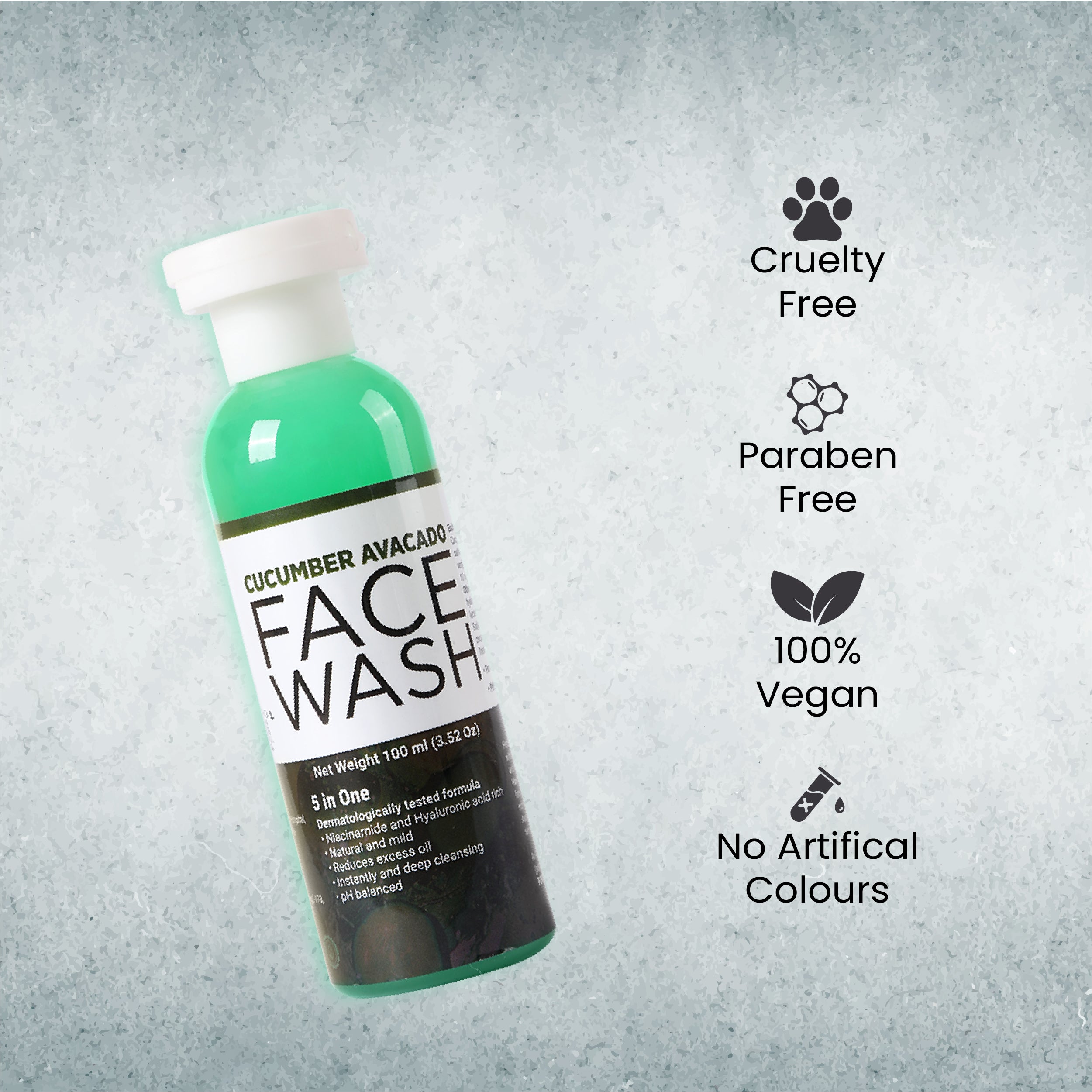 Cucumber And Avocado Face Wash-100ml