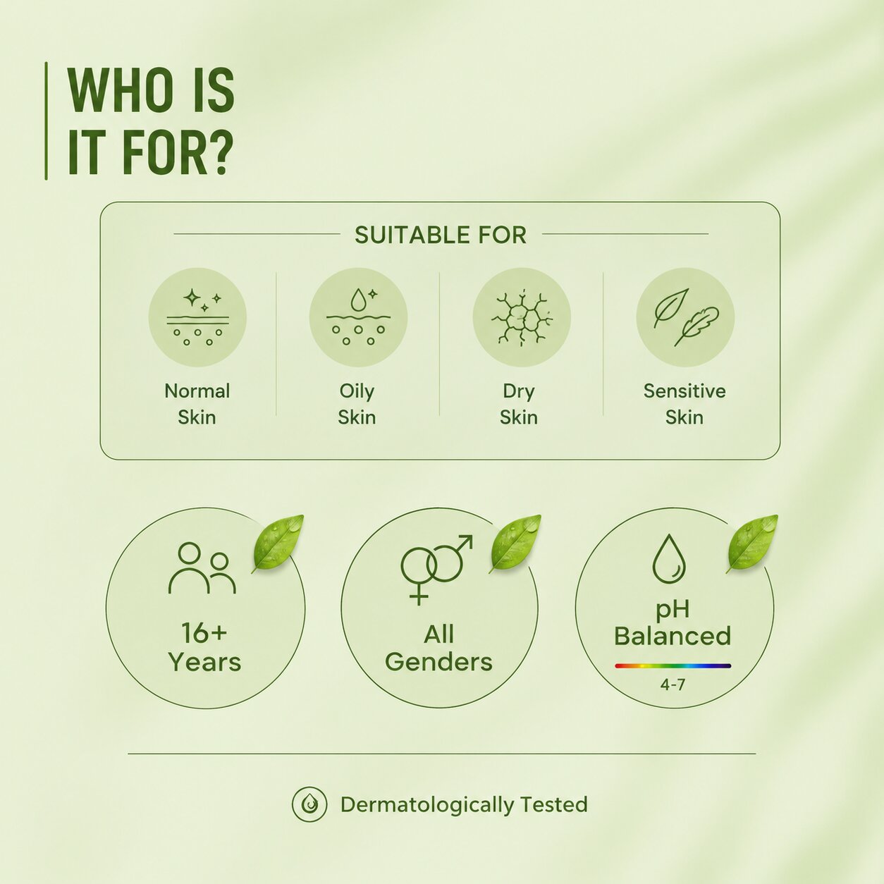 Green Tea Face Wash for Acne & Oily Skin | 1% Salicylic Acid | Deep Cleansing Face Cleanser | Oil Control | 100ml