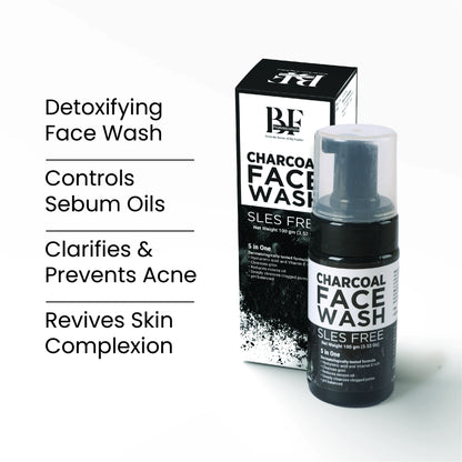 BF Professionals Charcoal Foaming Face Wash | 100ml