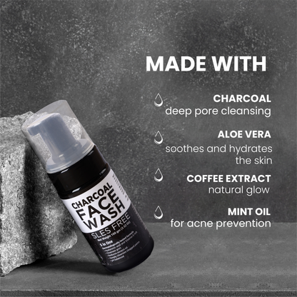 BF Professionals Charcoal Foaming Face Wash | 100ml