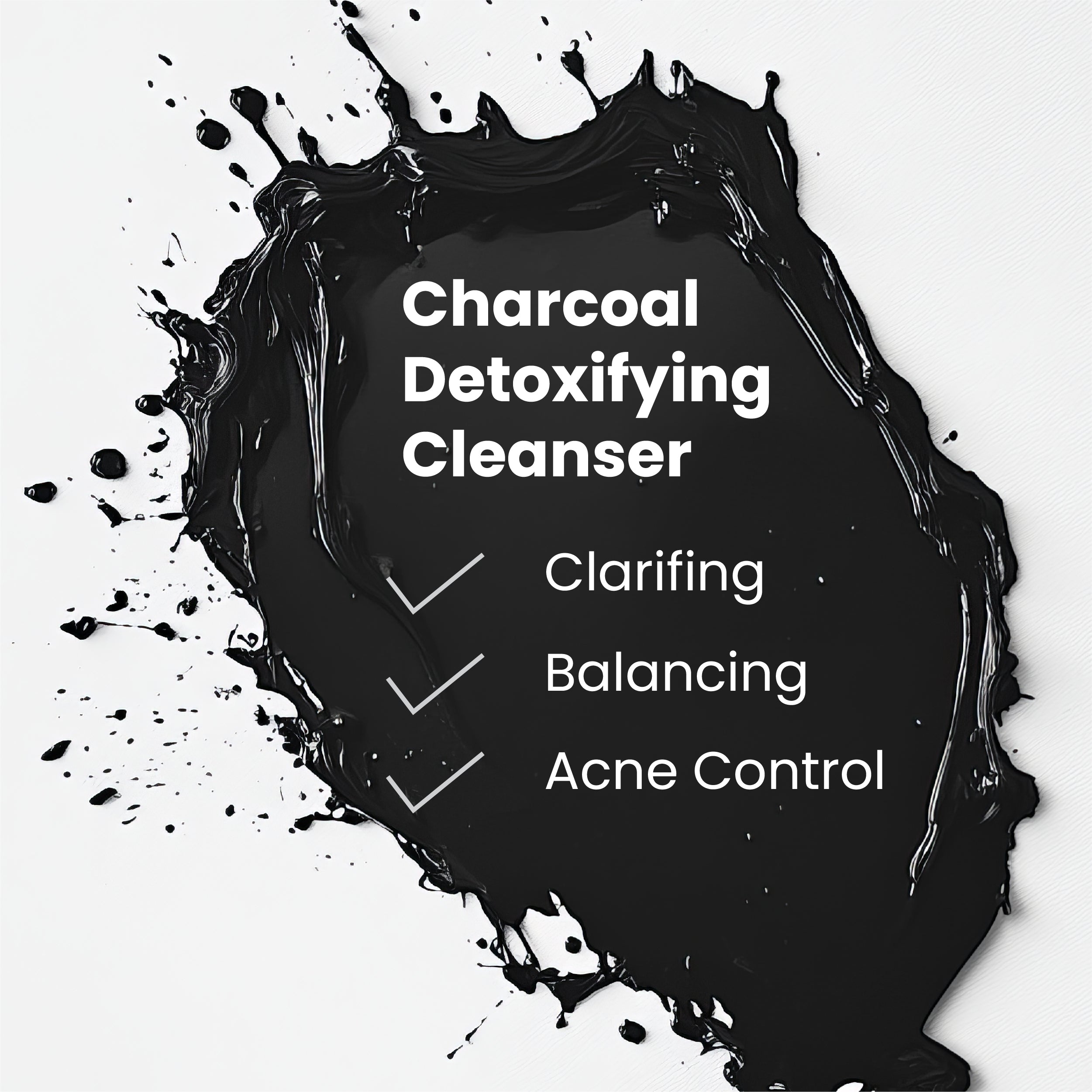 Charcoal Foaming Face Wash For Skin-100ml