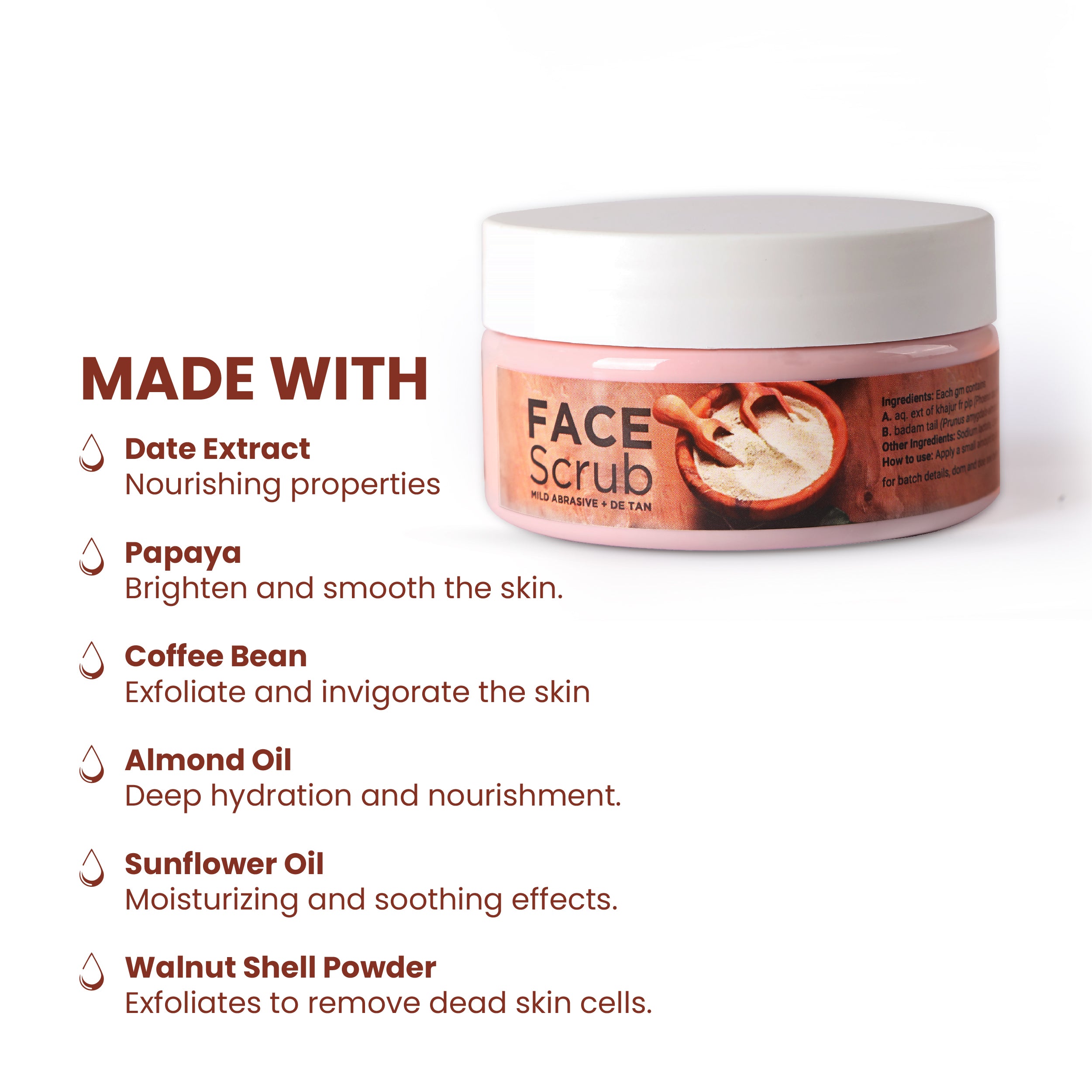 Face Scrub For Women Cream - 100gm